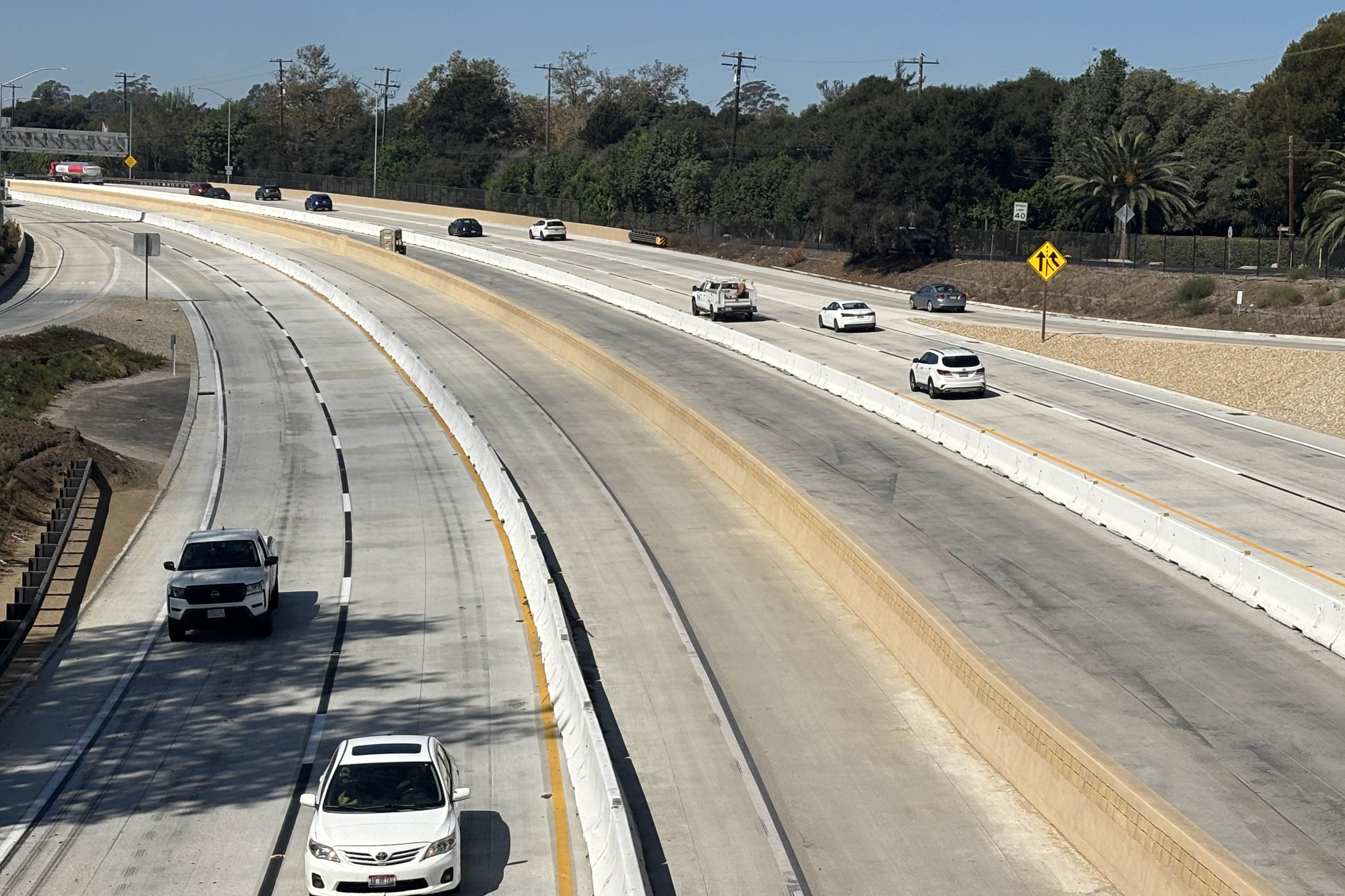 Montecito median work